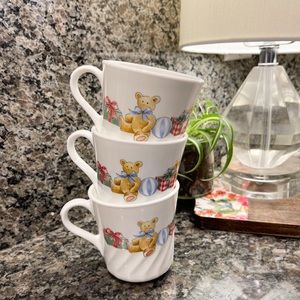 Corning Holiday Magic coffee cups set of 3
